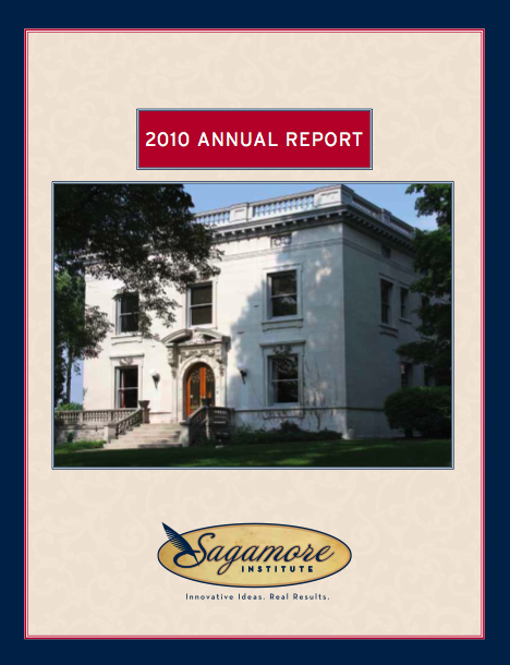 Annual Report 2010 Cover
